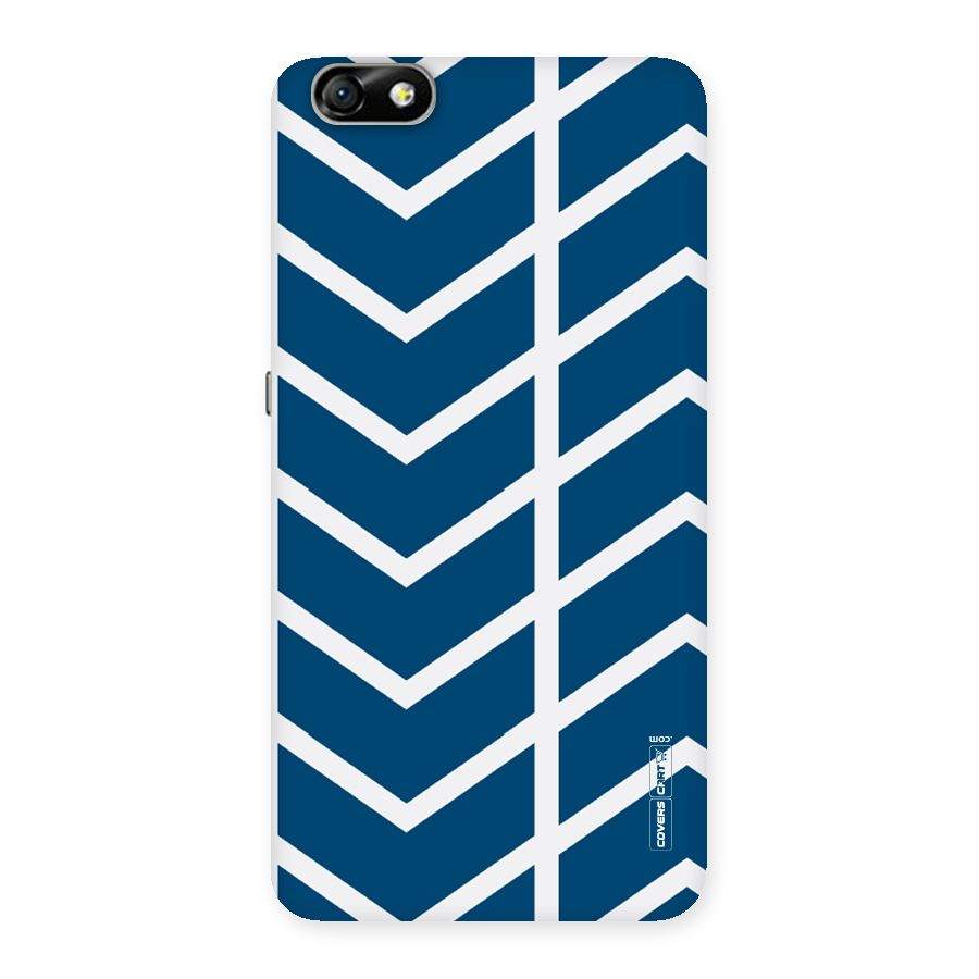 Blue White Pattern Back Case for Honor 4X