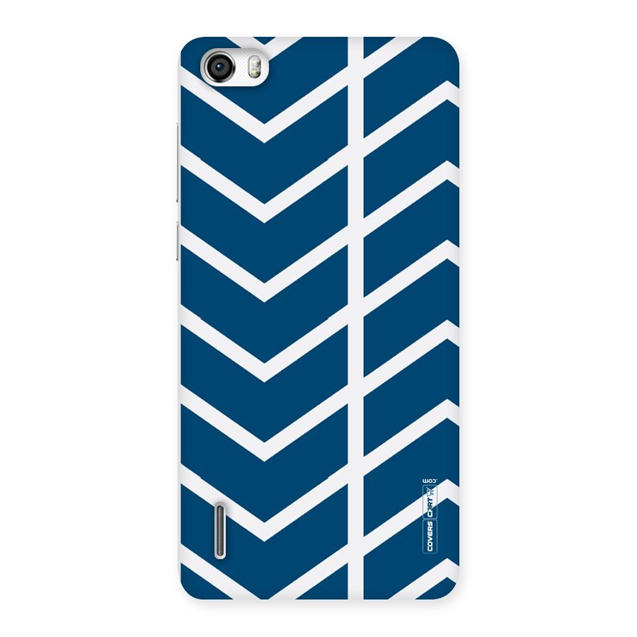Blue White Pattern Back Case for Honor 6