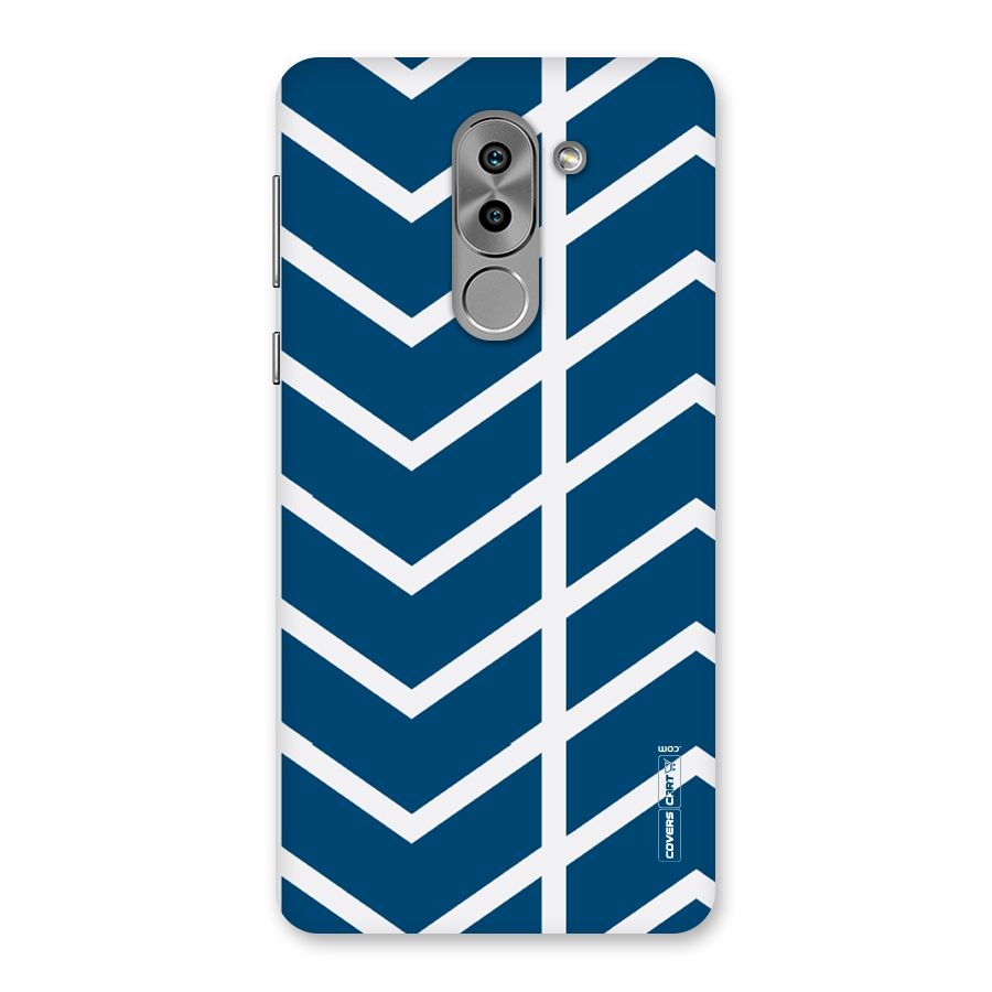 Blue White Pattern Back Case for Honor 6X