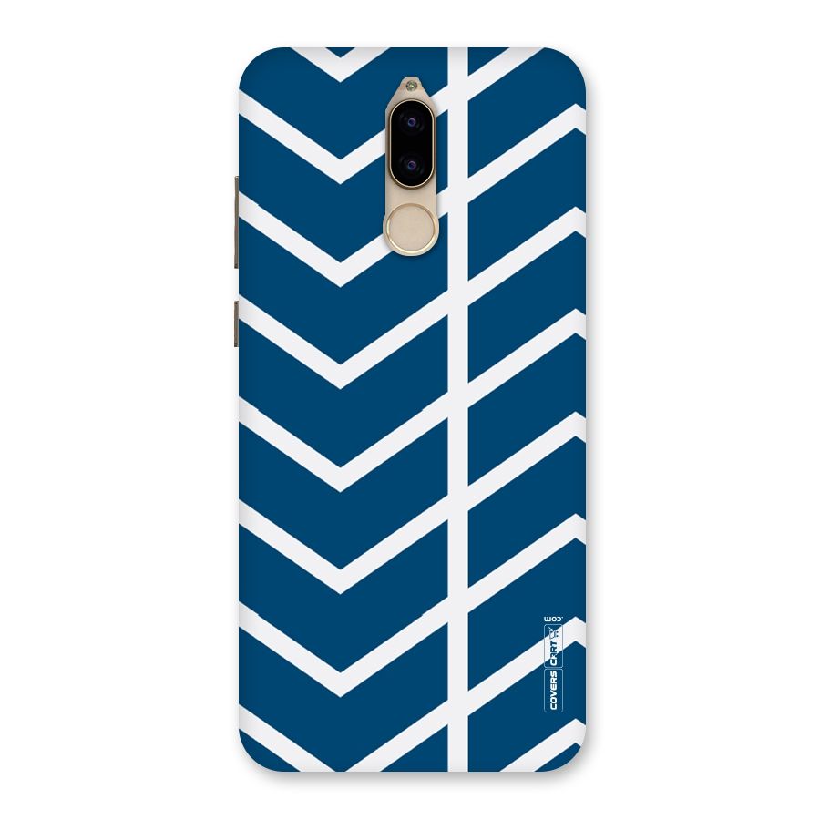 Blue White Pattern Back Case for Honor 9i