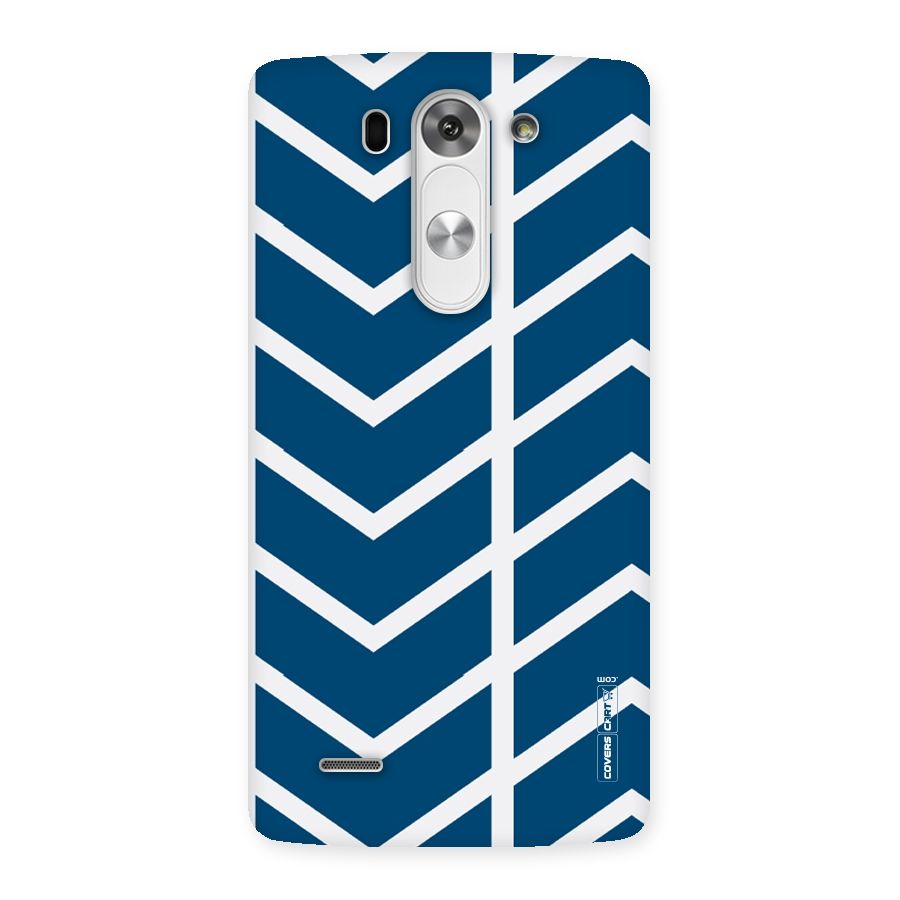 Blue White Pattern Back Case for LG G3 Beat