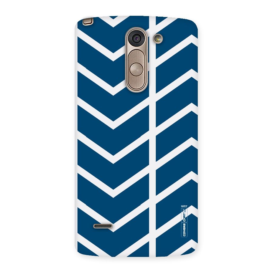 Blue White Pattern Back Case for LG G3 Stylus