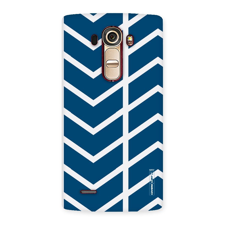 Blue White Pattern Back Case for LG G4