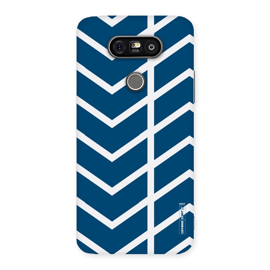 Blue White Pattern Back Case for LG G5