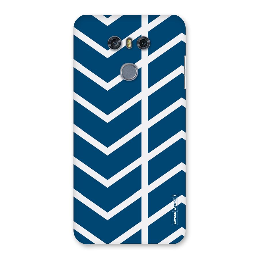 Blue White Pattern Back Case for LG G6