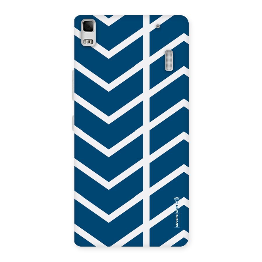 Blue White Pattern Back Case for Lenovo A7000