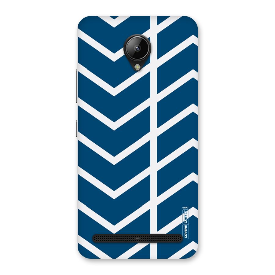 Blue White Pattern Back Case for Lenovo C2