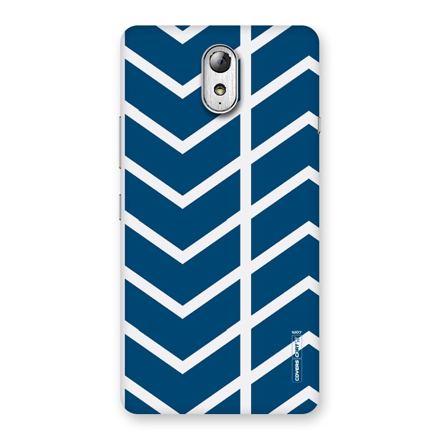 Blue White Pattern Back Case for Lenovo Vibe P1M