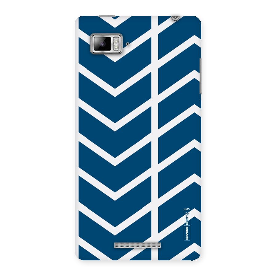Blue White Pattern Back Case for Lenovo Vibe Z K910