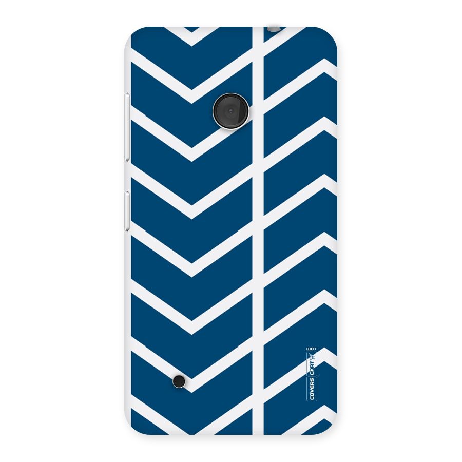 Blue White Pattern Back Case for Lumia 530