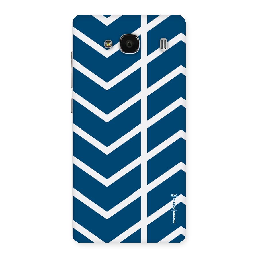 Blue White Pattern Back Case for Redmi 2