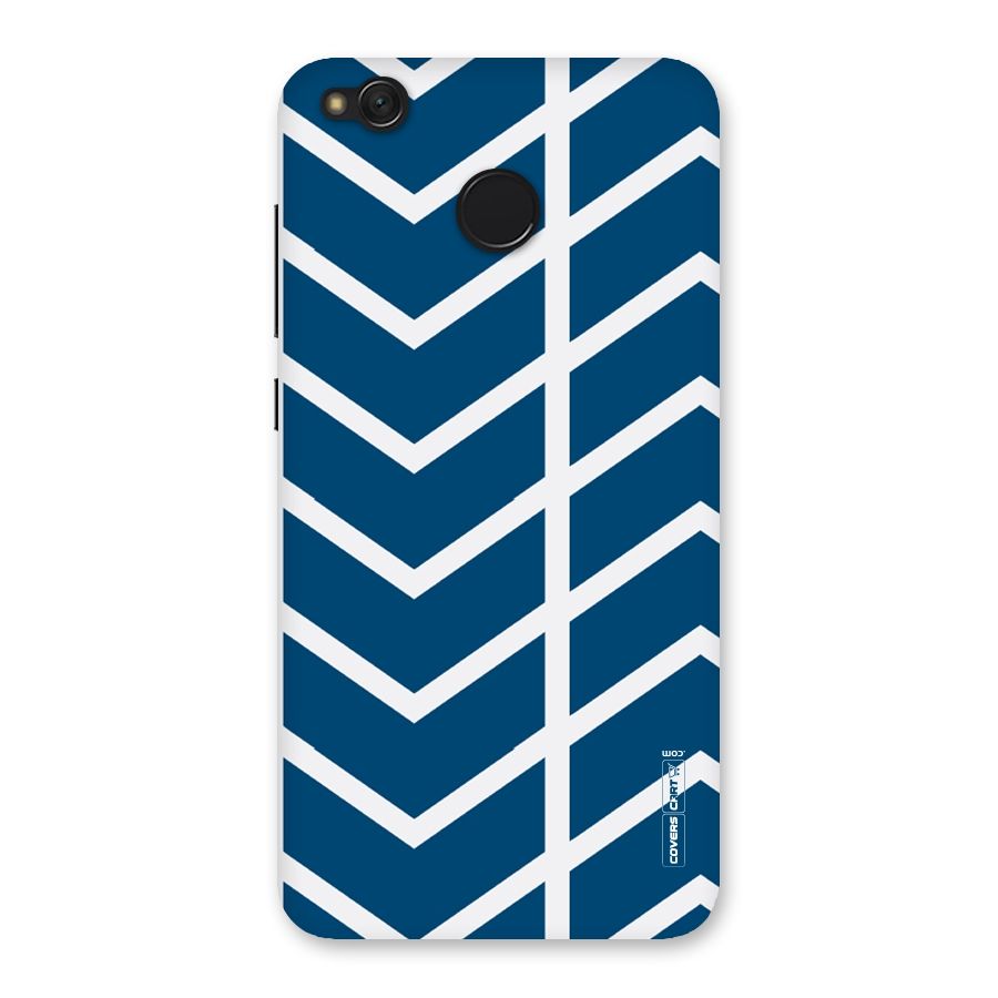 Blue White Pattern Back Case for Redmi 4