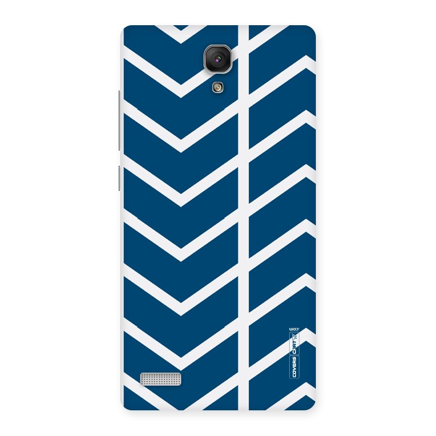 Blue White Pattern Back Case for Redmi Note Prime