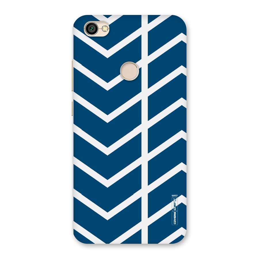 Blue White Pattern Back Case for Redmi Y1 2017