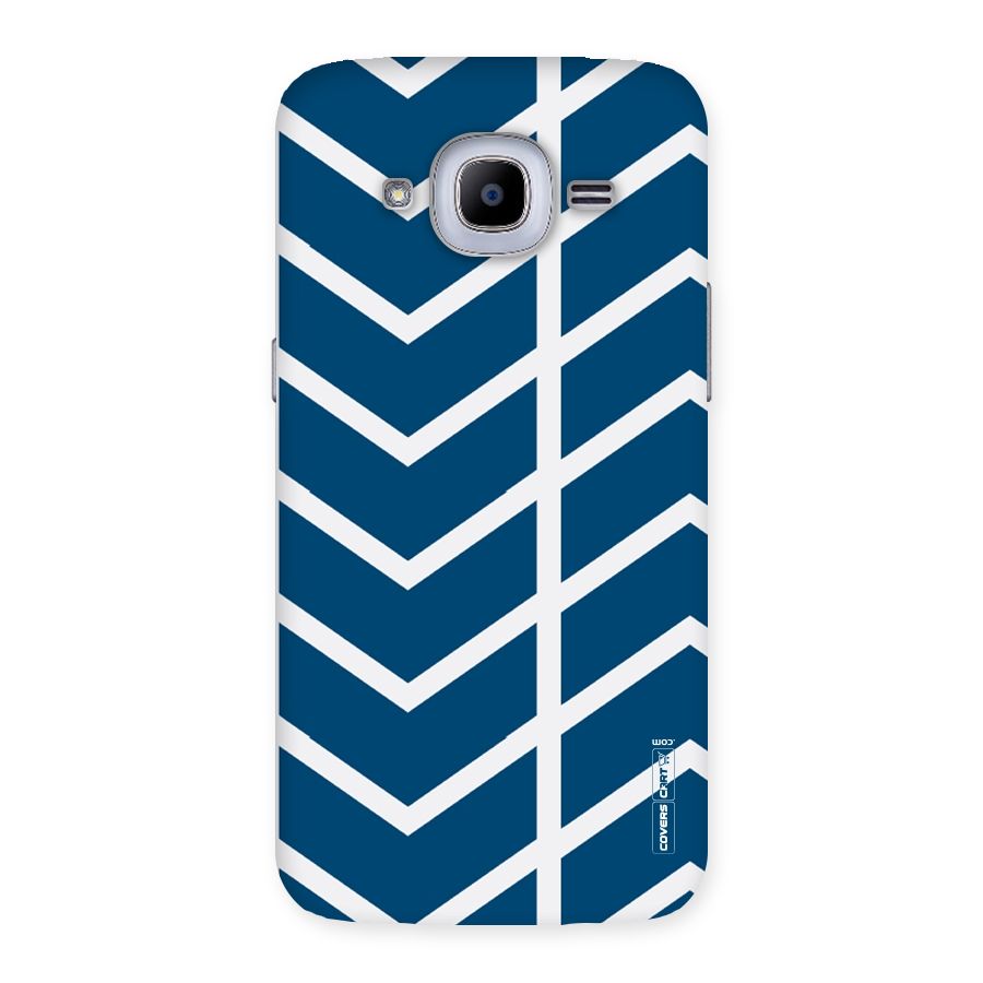 Blue White Pattern Back Case for Samsung Galaxy J2 2016