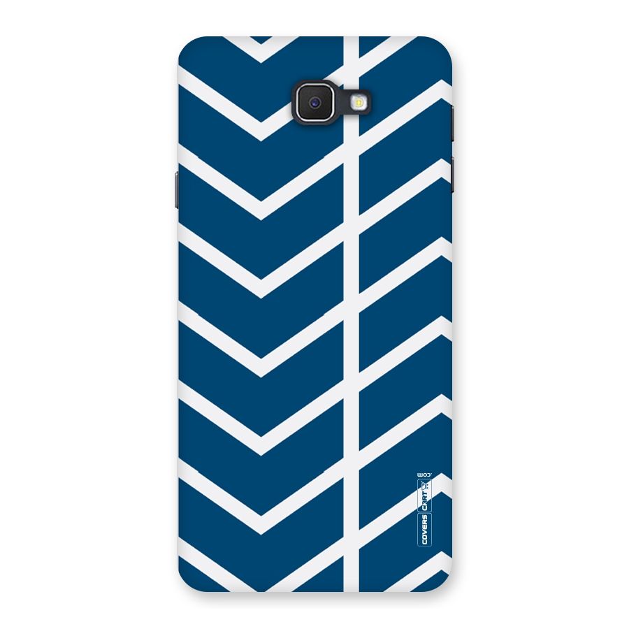 Blue White Pattern Back Case for Samsung Galaxy J7 Prime
