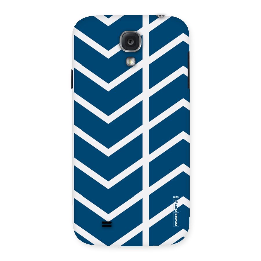 Blue White Pattern Back Case for Samsung Galaxy S4