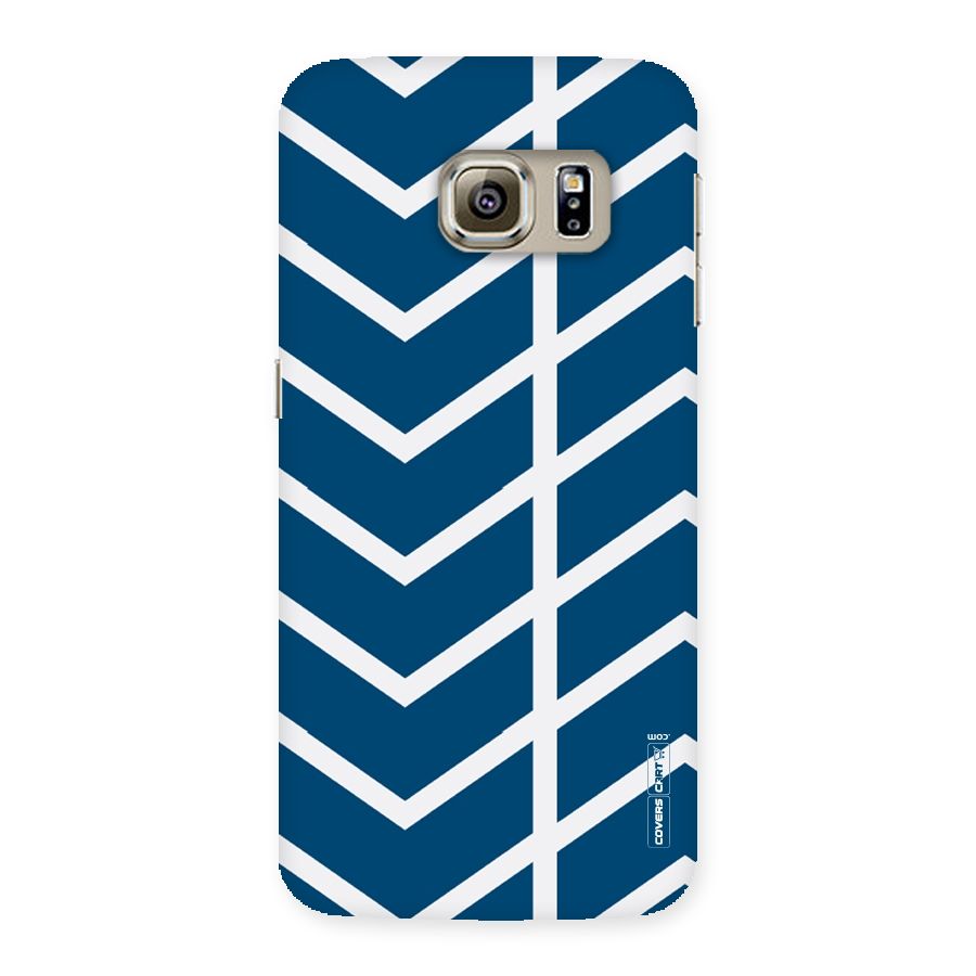 Blue White Pattern Back Case for Samsung Galaxy S6 Edge Plus