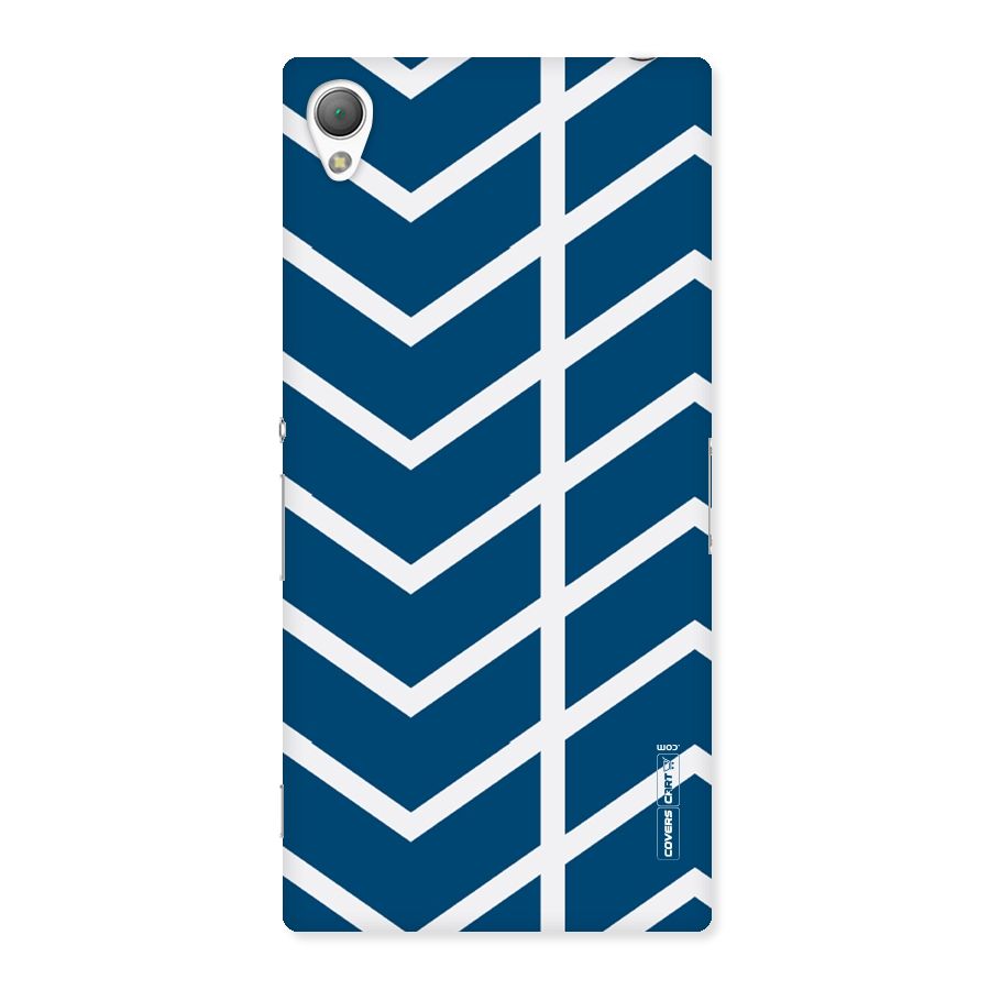Blue White Pattern Back Case for Sony Xperia Z3