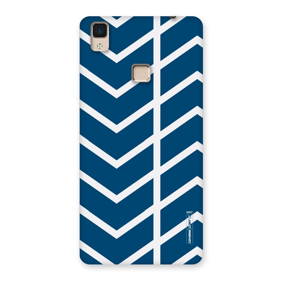 Blue White Pattern Back Case for V3 Max