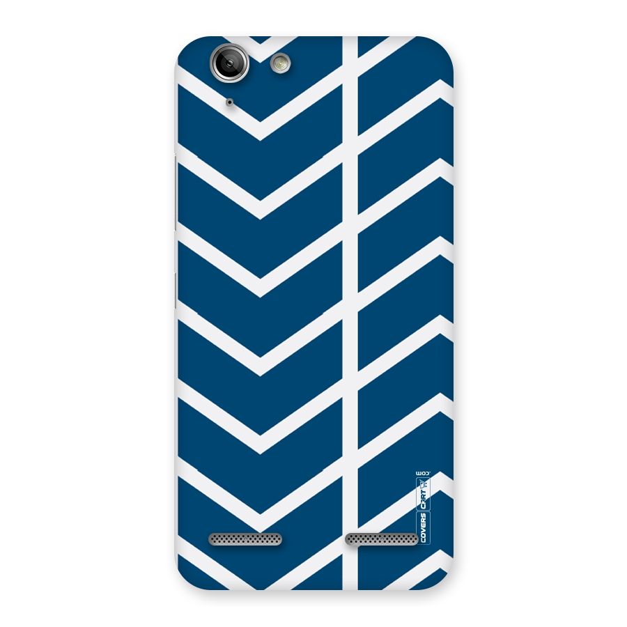 Blue White Pattern Back Case for Vibe K5