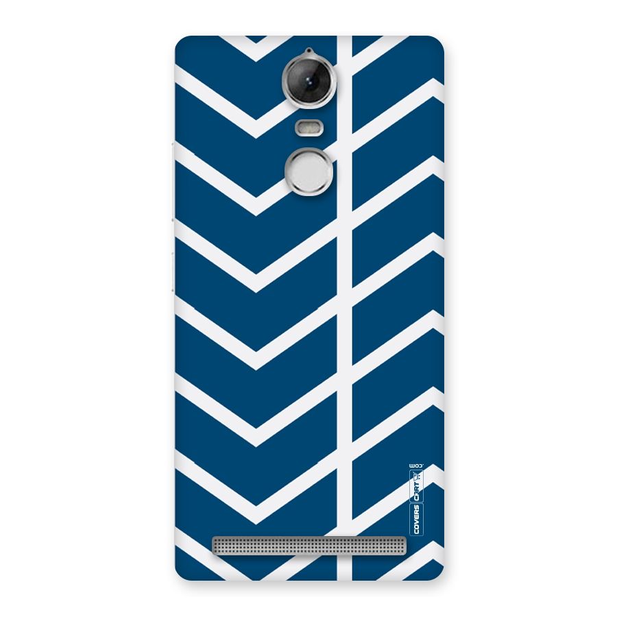 Blue White Pattern Back Case for Vibe K5 Note