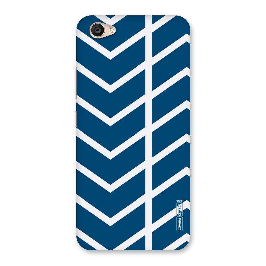 Blue White Pattern Back Case for Vivo V5 Plus
