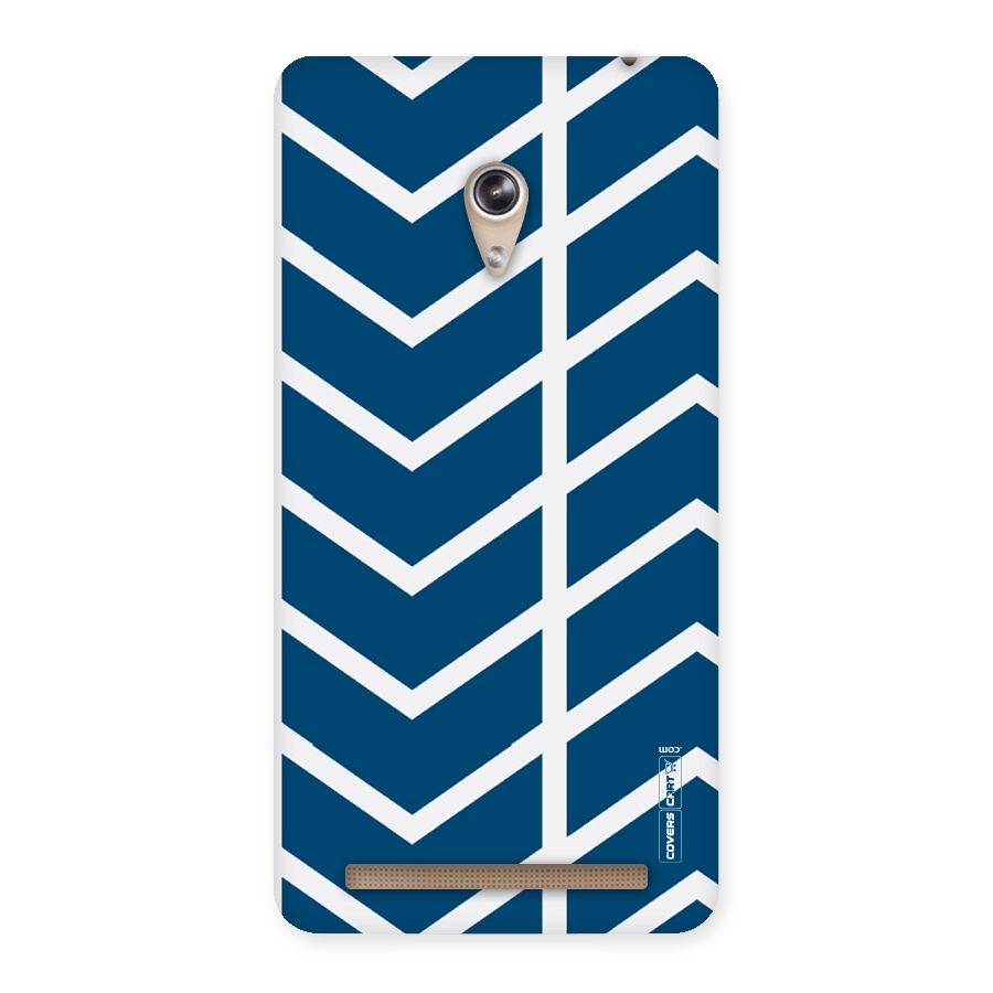 Blue White Pattern Back Case for Zenfone 6