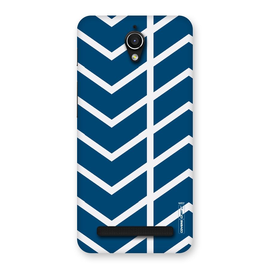 Blue White Pattern Back Case for Zenfone Go