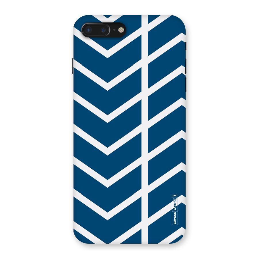 Blue White Pattern Back Case for iPhone 7 Plus