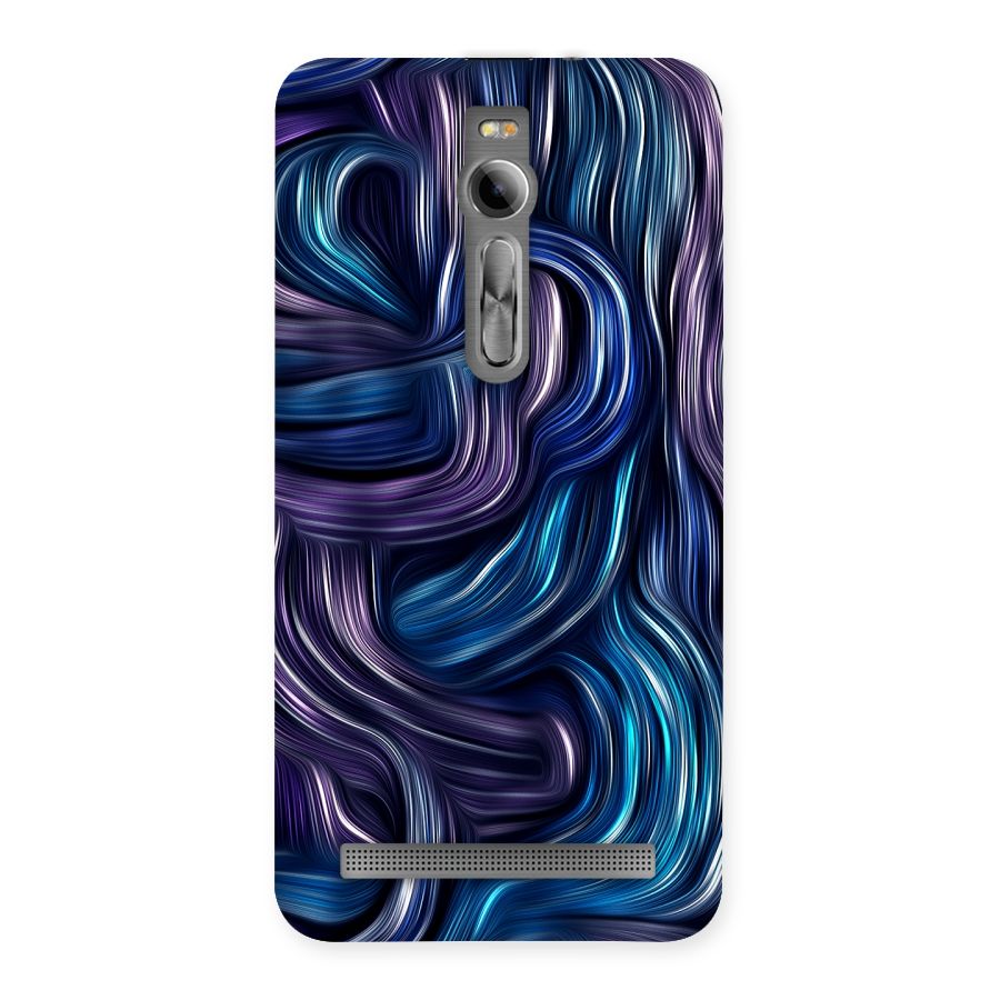 Blue and Purple Oil Paint Back Case for Asus Zenfone 2