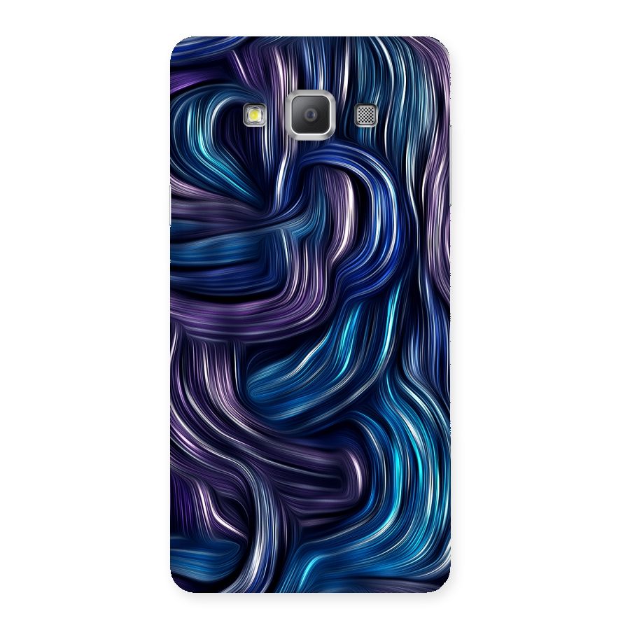 Blue and Purple Oil Paint Back Case for Galaxy A7