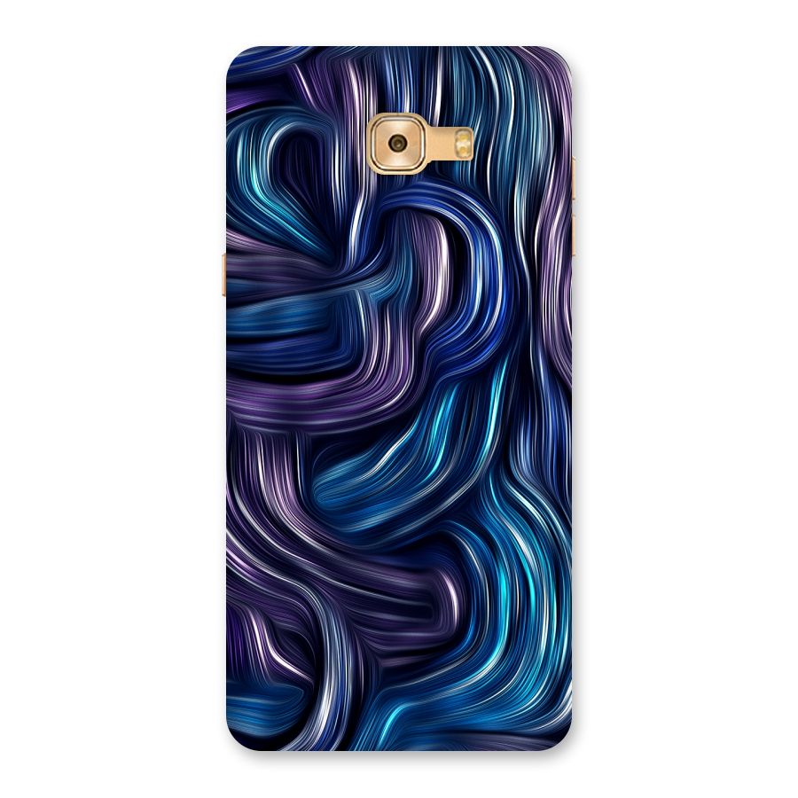 Blue and Purple Oil Paint Back Case for Galaxy C9 Pro