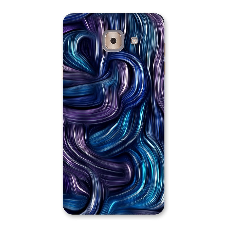 Blue and Purple Oil Paint Back Case for Galaxy J7 Max