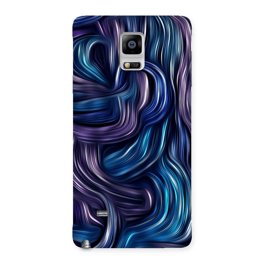 Blue and Purple Oil Paint Back Case for Galaxy Note 4
