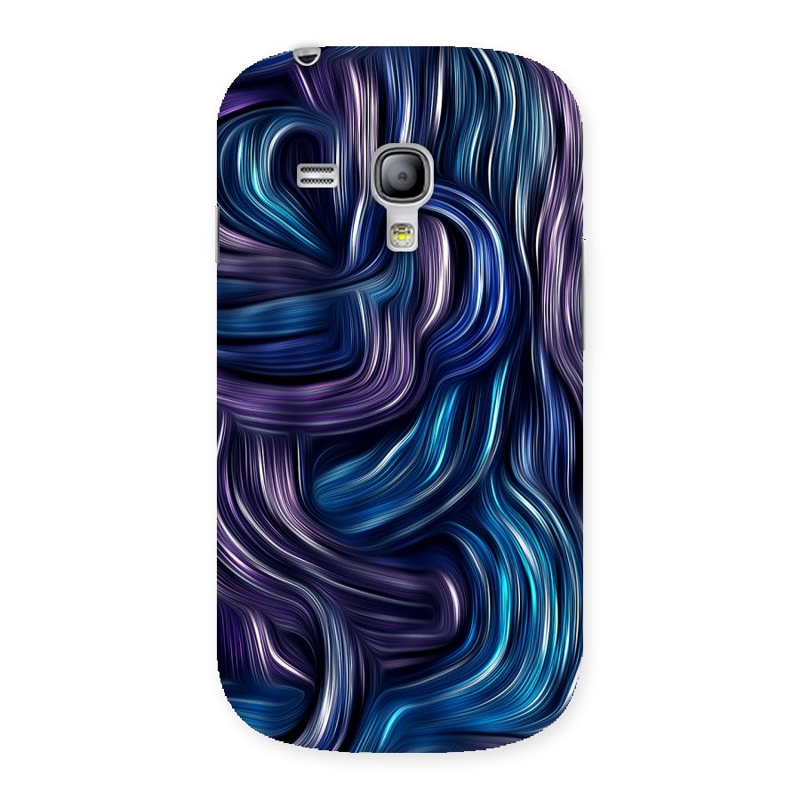 Blue and Purple Oil Paint Back Case for Galaxy S3 Mini