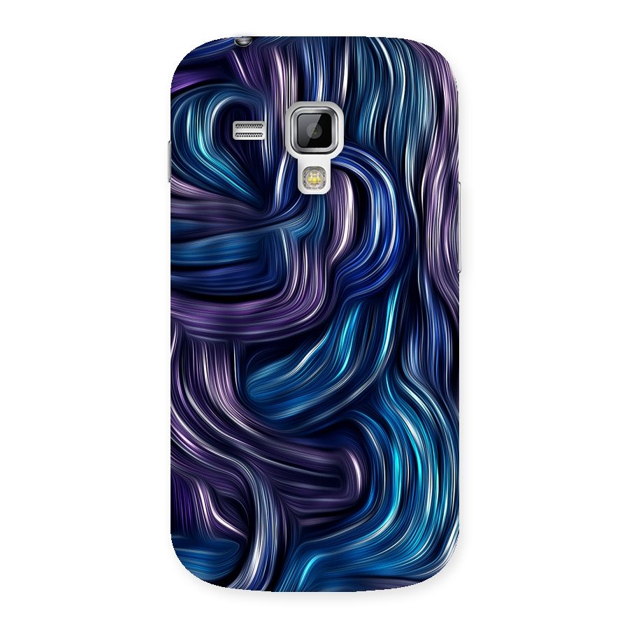 Blue and Purple Oil Paint Back Case for Galaxy S Duos
