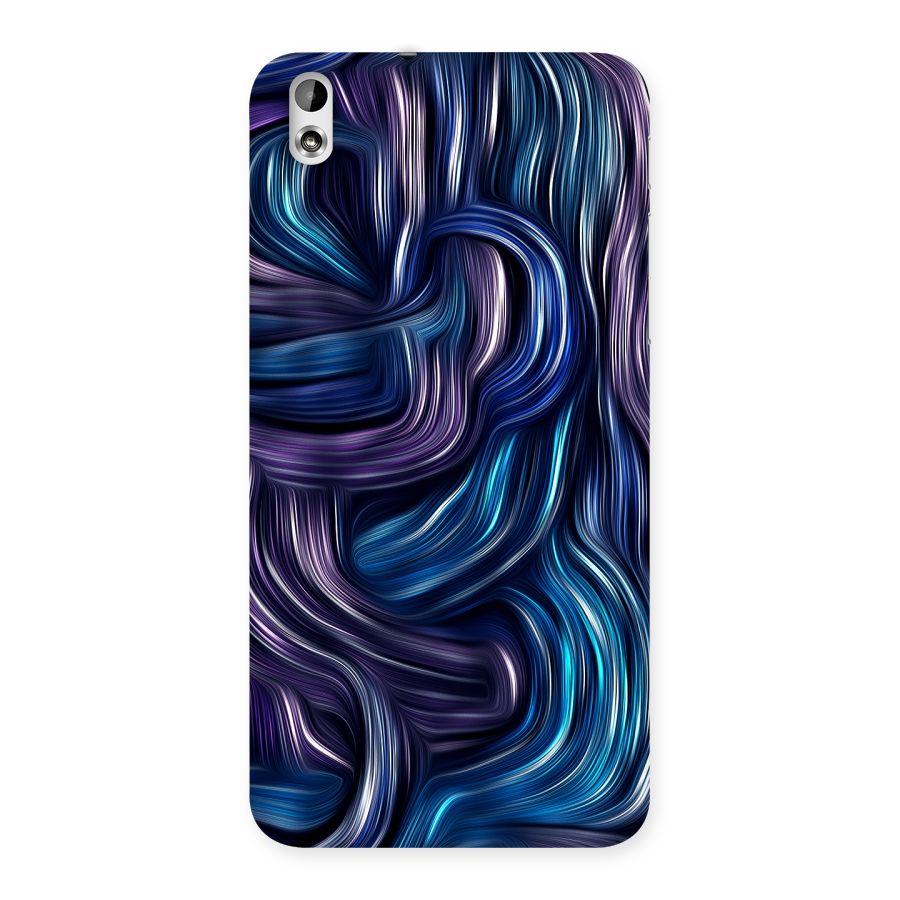Blue and Purple Oil Paint Back Case for HTC Desire 816g