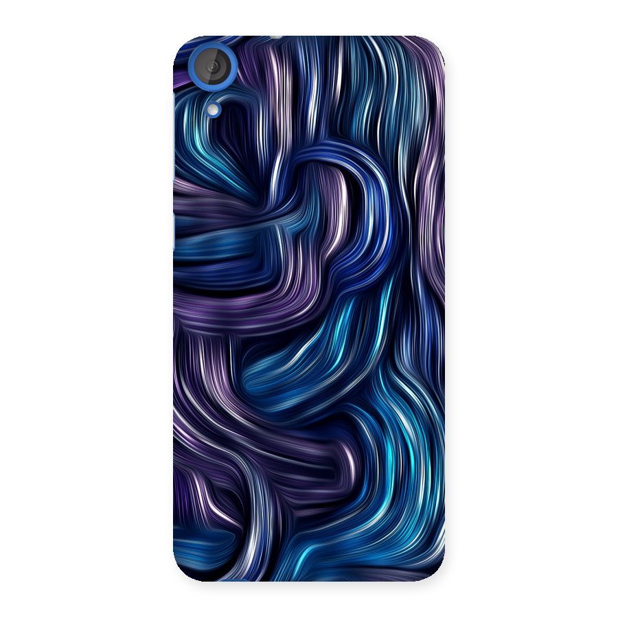 Blue and Purple Oil Paint Back Case for HTC Desire 820