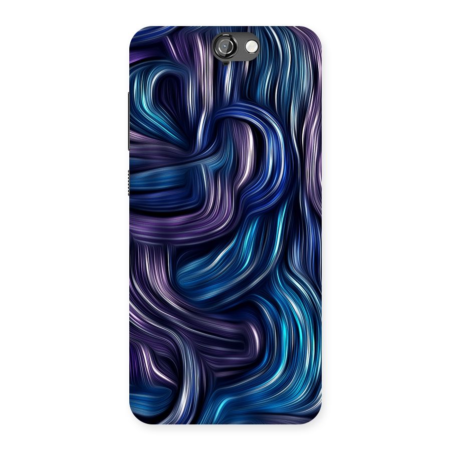 Blue and Purple Oil Paint Back Case for HTC One A9