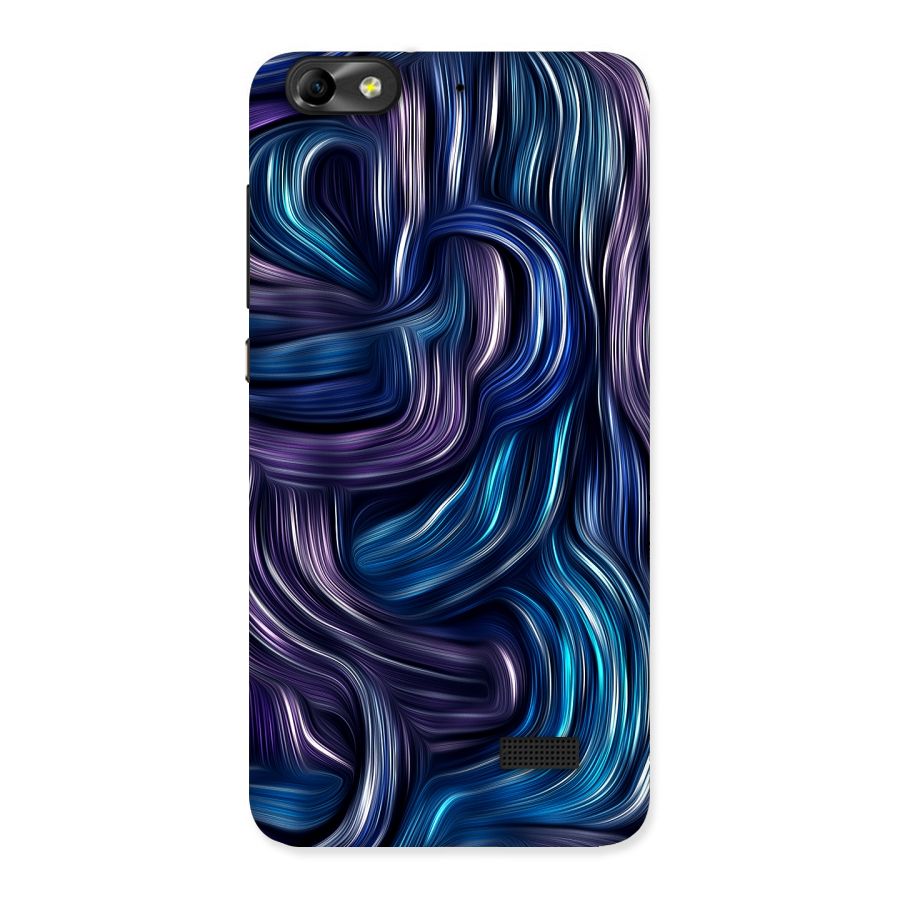 Blue and Purple Oil Paint Back Case for Honor 4C