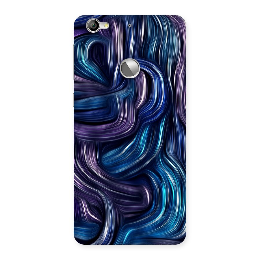 Blue and Purple Oil Paint Back Case for LeTV Le 1s