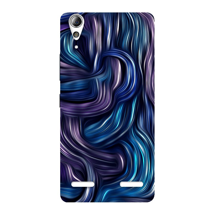Blue and Purple Oil Paint Back Case for Lenovo A6000