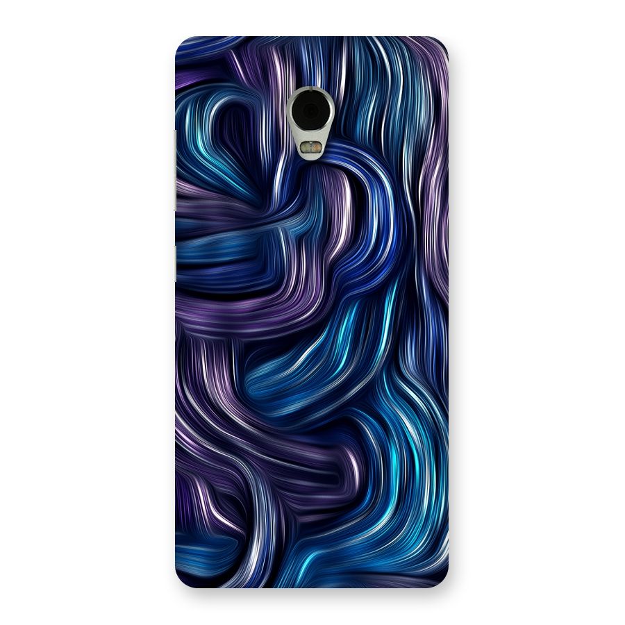 Blue and Purple Oil Paint Back Case for Lenovo Vibe P1