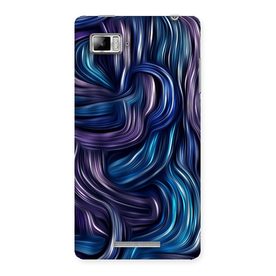 Blue and Purple Oil Paint Back Case for Lenovo Vibe Z K910