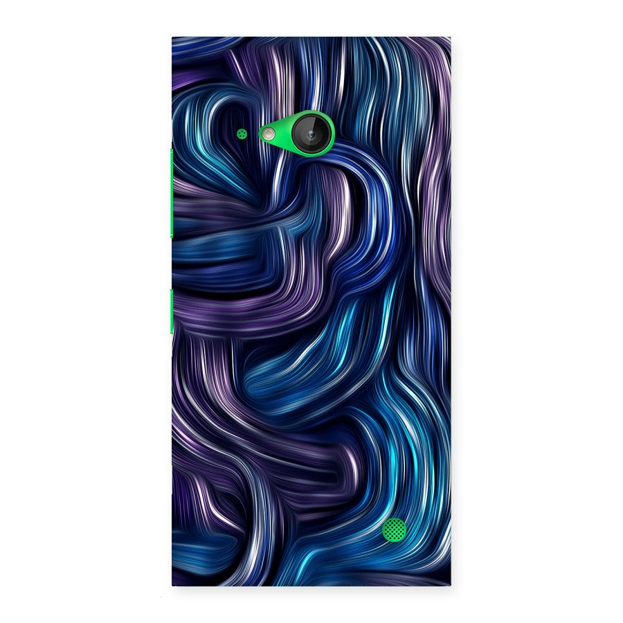 Blue and Purple Oil Paint Back Case for Lumia 730