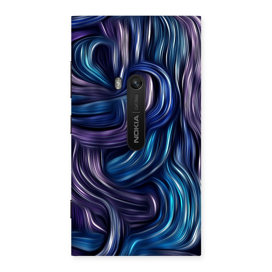 Blue and Purple Oil Paint Back Case for Lumia 920