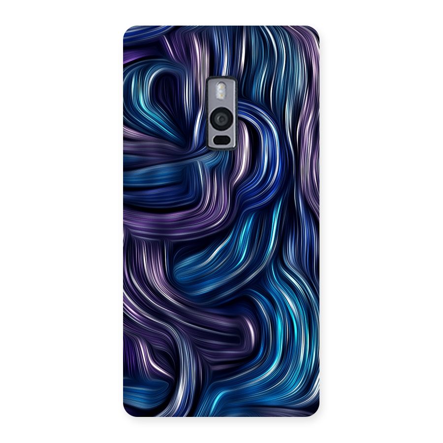 Blue and Purple Oil Paint Back Case for OnePlus Two