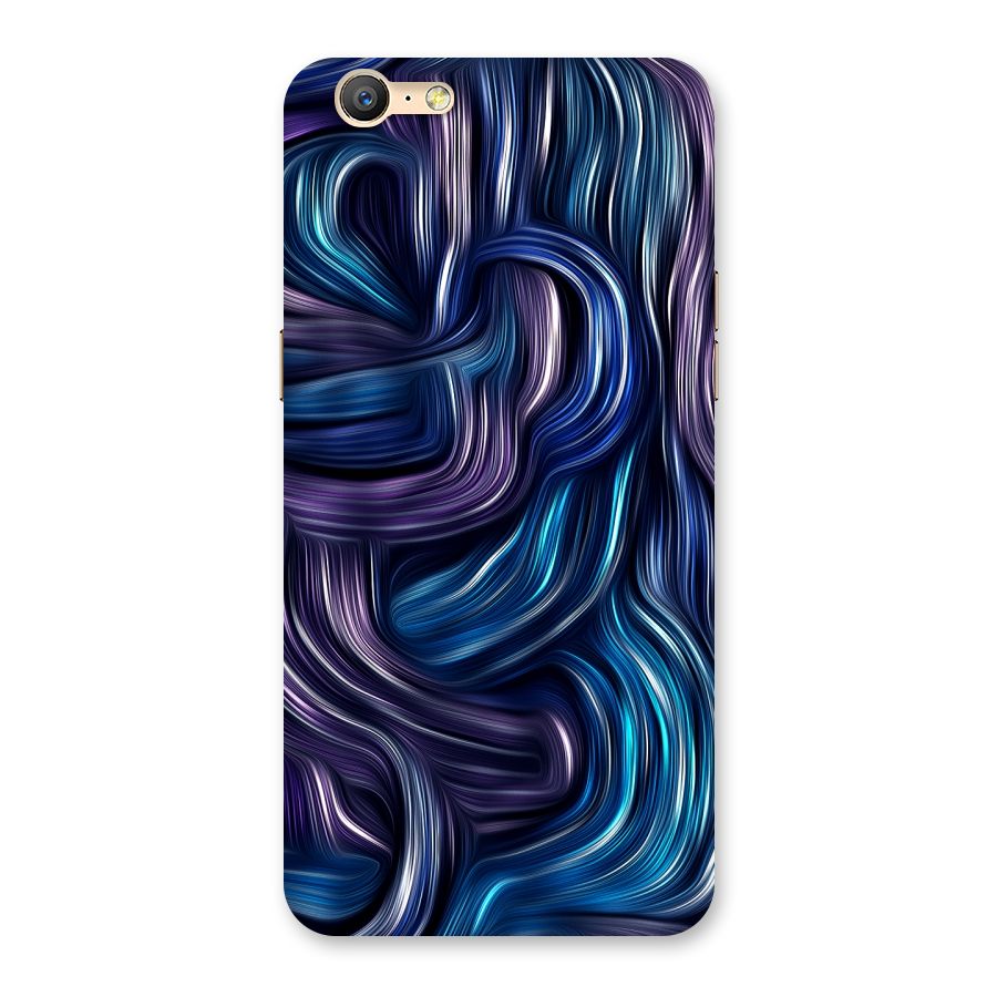 Blue and Purple Oil Paint Back Case for Oppo A57