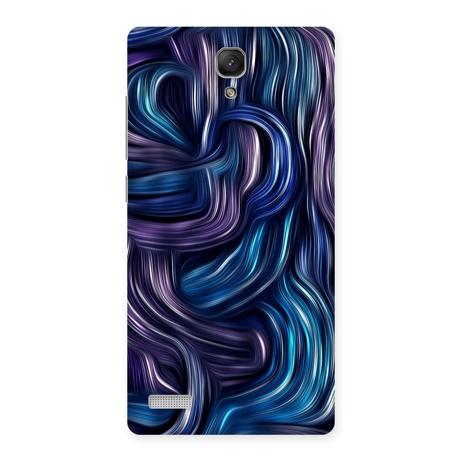 Blue and Purple Oil Paint Back Case for Redmi Note Prime